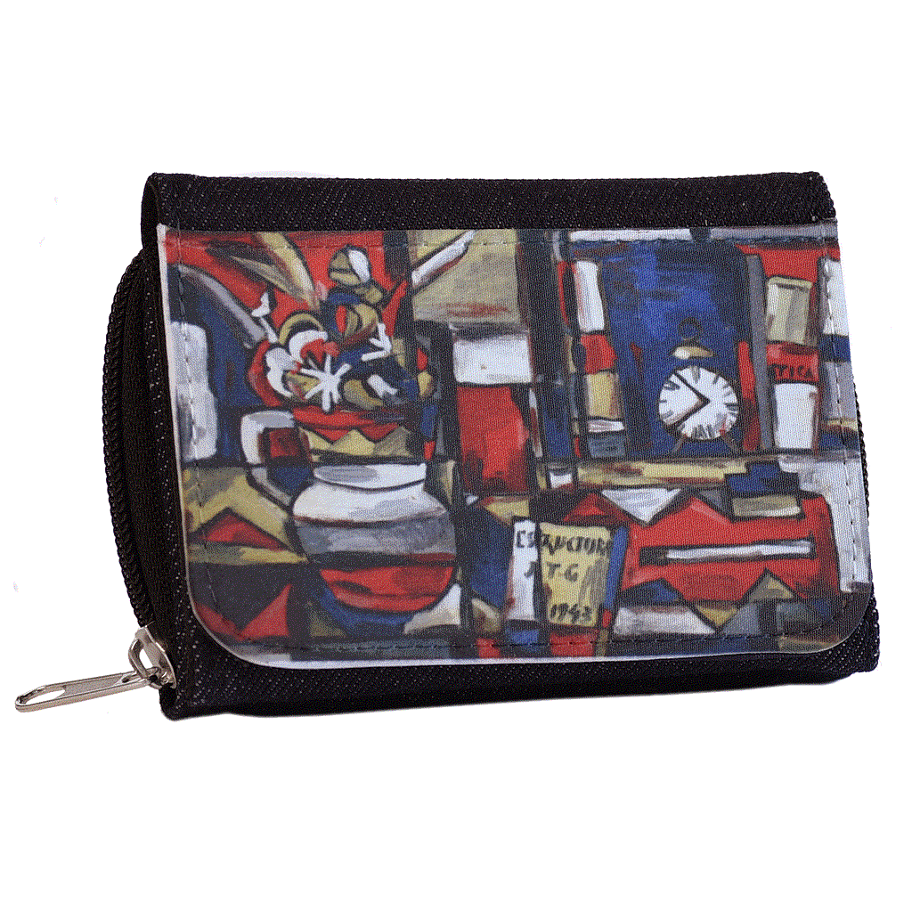 Billetera Flores y Reloj