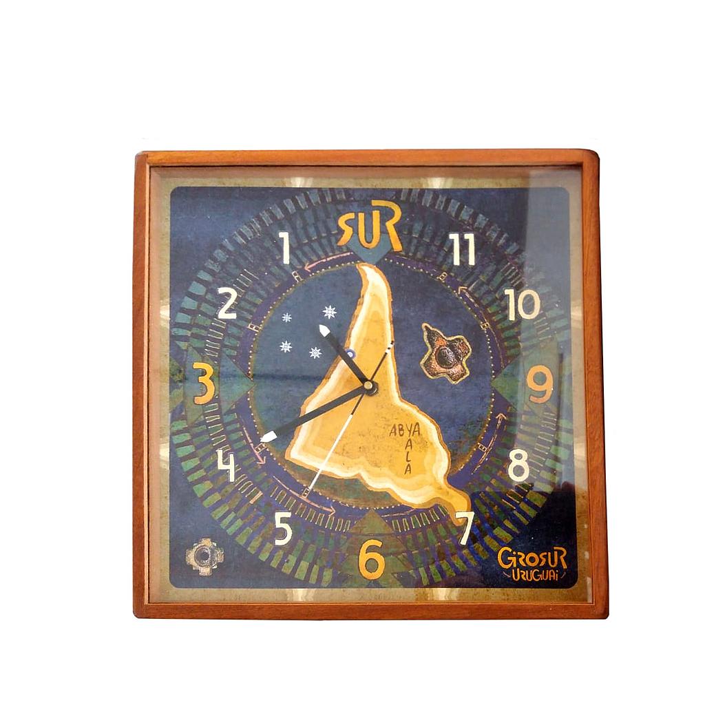 Reloj  grande giro invertido