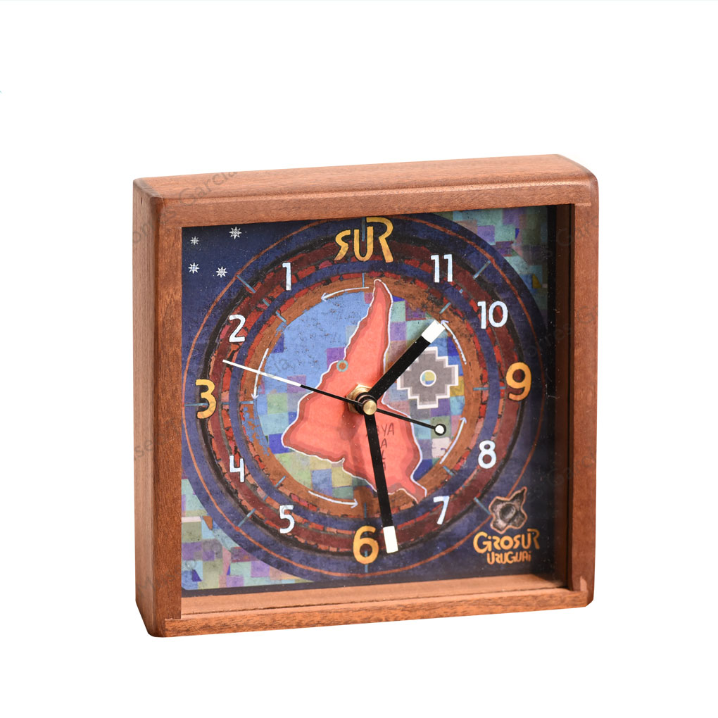 Reloj mediano giro invertido 