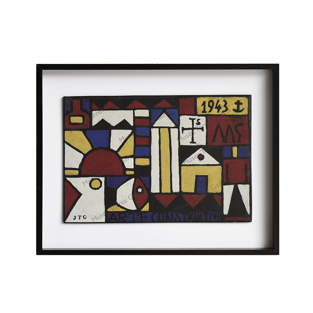 Enmarcado grande Arte Constructivo 