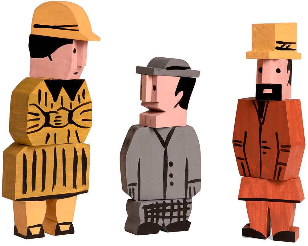 Aladdin Toys Dos hombres y una mujer