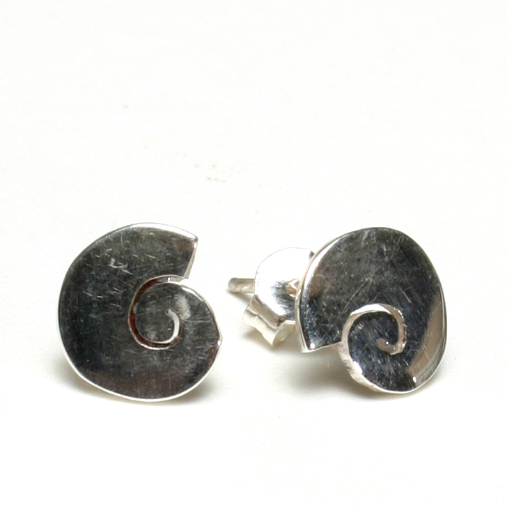 Plata labrada Caravanas Espiral